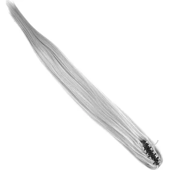 Příčesek Clip in culík se skřipcem rovný 60cm - silver