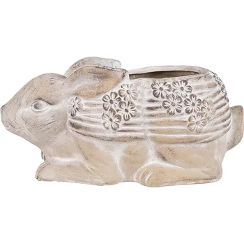 Květináč Clayre & Eef - Cementový květináč RABBIT 6TE0543