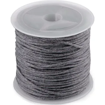 Příze Šňůra bavlněná Ø0,8 mm voskovaná