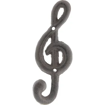 Věšák Clayre & Eef - Kovový háček TREBLE CLEF 6Y3048
