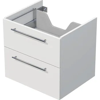 Nábytek Koupelnová skříňka pod desku se 2 zásuvkami Naturel Ratio 60x56x50 cm bílá mat ZB602Z56.A3416