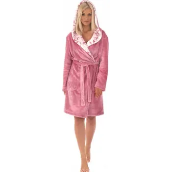 Dámský župan Dámský 3/4 župan Flora 4856 růžový vel.S- Vestis