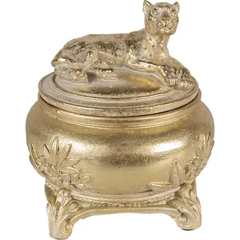 Šperkovnice Clayre & Eef - Polyrezinová šperkovnice LEOPARD 6PR3729