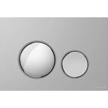 Splachovací tlačítko Cersanit Luna splachovací tlačítko pro WC lesklý chrom-matný chrom K97-0571
