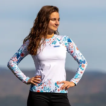 Dámské funkční triko Eleven Domi Meadow White Velikost: XXL
