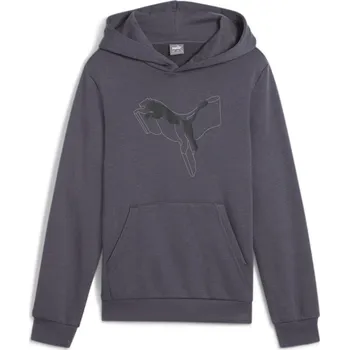 Chlapecká bunda Puma Kids' Essentials Hoodie Silver Gray 9-10 let