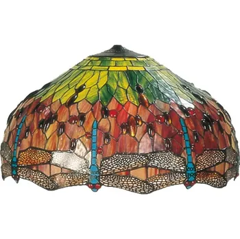 Stínidlo Clayre & Eef - Stínidlo Tiffany THE RED DRAGONFLY 5LL-1120