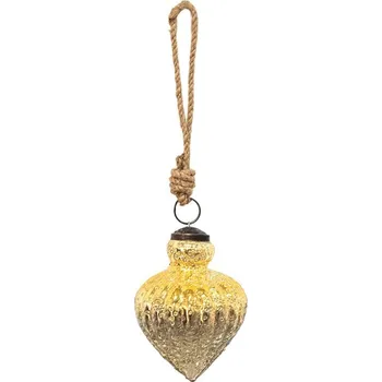 Vánoční ozdoba Clayre & Eef - Skleněná vánoční ozdoba 6GL3654