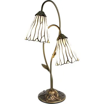Lampička Clayre & Eef - Stolní lampa Tiffany FLOWERS 5LL-6252