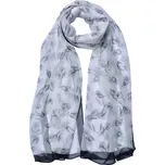 Clayre & Eef - Šátek WHITE FLOWERS JZSC0717W