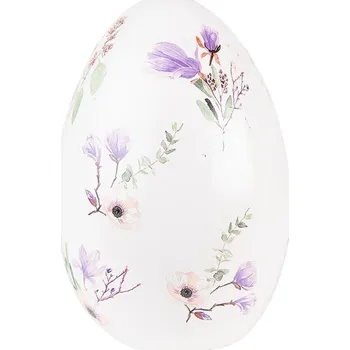 Velikonoční dekorace Clayre & Eef - Dekorativní keramické vajíčko 6PR3629