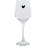 Clayre & Eef - Sklenička na víno LOVE HEART 6GL4401