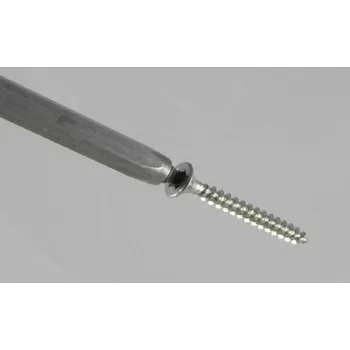 Vrut N/A Vrut Uniquadrex 4x40 zápustná hlava zinek bílý