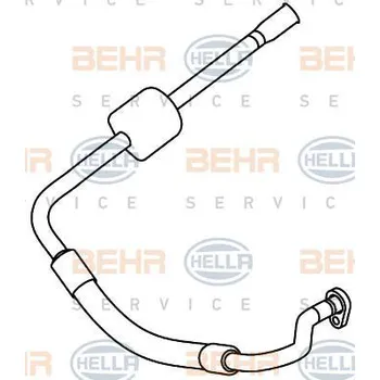 Vedení klimatizace MAHLE Vedení, hadice klimatizace pro Citroen C5, Hella (6477F0, 6460TR, 6460JF)