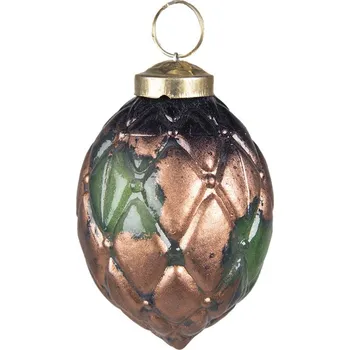 Vánoční ozdoba Clayre & Eef - Skleněná vánoční ozdoba 6GL3801