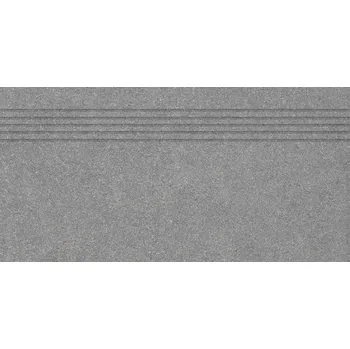 Dlažba RAKO Schodovka Rako Block tmavě šedá mat rektifikovaná 40x80 DCP84782 DCP84782