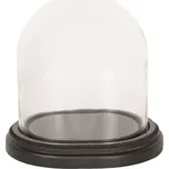 Clayre & Eef - Skleněný poklop s dřevěnou podstavou 6GL2488