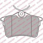 Zadní brzdové destičky Delphi pro Citroen Berlingo (1608520480, 425414, LP2147, 425415, 425429, SKL)