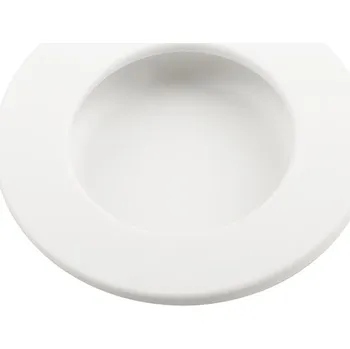 Nábytkové kování TULIP úchytka zápustná Into bílá plast