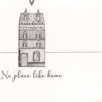 Papírový ubrousek Clayre & Eef - Papírové ubrousky HOUSE (20 kusů v balení) 73088