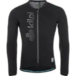 Pánský cyklistický merino dres Kilpi Sonet-M Tmavě šedá XL