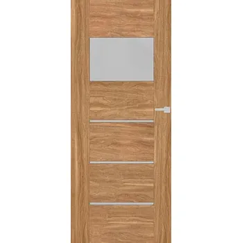 Interiérové dveře Interiérové dveře Naturel Aura levé 60 cm ořech karamelový AURA1OK60L