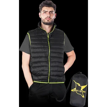 Dámská vesta GREENBOM vesta prošívaná černá Velikost: XXXL