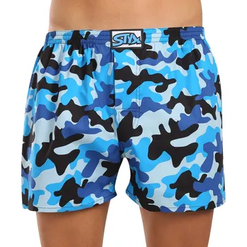 Trenýrky Pánské trenky Styx art klasická guma maskáč modrý (A1850) S Možnost vrácení zboží ZDARMA do 120 dnů!