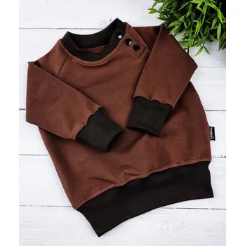 Dívčí mikina Kulišárny Mikina basic BROWN VELIKOST: 68