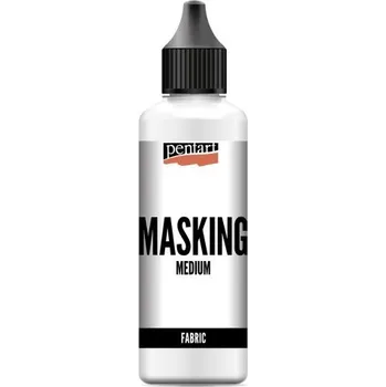Speciální výtvarná barva Pentart Maskovací médium na textil PENTART 80 ml