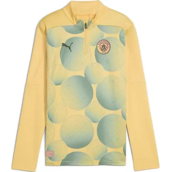 Chlapecká bunda Puma Manchester City FC Pre-Match quarter Zip Top 2024 2025 Juniors Blue 7-8 let