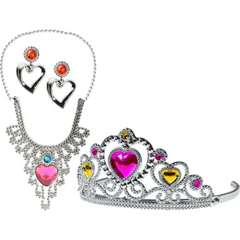 Karnevalový kostým Sada krásy s korunkou - "drahokam srdce"