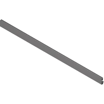 Nábytkové kování BLUM ZV4.1042NN přední díl pro sklo MERIVOBOX, tmavě šedá, OG-M