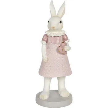 Bytová dekorace Dekorace králičí dívka se srdíčkem - 9*8*20 cm