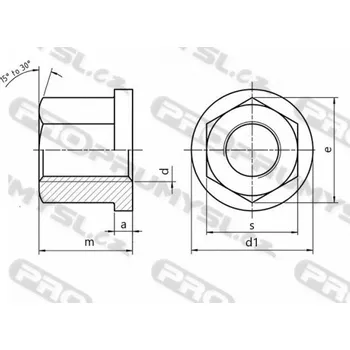 Matice Matice s nákružkem DIN 6331 M42 |10| bez PÚ