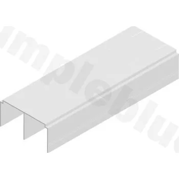 Nábytkové kování SEVROLL 05755 Blue horní vedení 3m černá mat