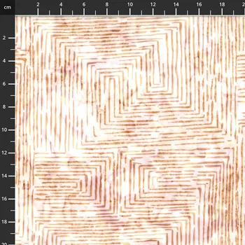 Hoffman 3378-313 bali batika hnědá bavlněná látka