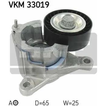 Rozvod motoru Napínací kladka SKF VKM33019 pro motory Citroen 1.8i 16V, 2.0i 16V (5751F8, 575161, 96362074)