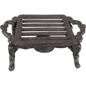 Svícen Clayre & Eef - Kovový ohřívač nádobí na jednu čajovou svíčku 6Y5319