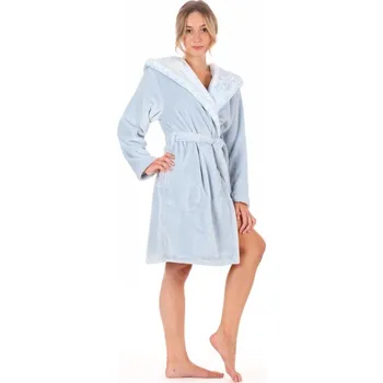 Dámský župan Dámský 3/4 župan Flora 4856 9103 5251 ice blue vel.M - Vestis