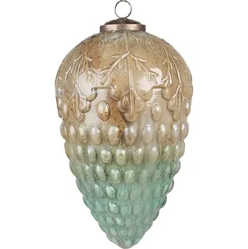 Vánoční ozdoba Clayre & Eef - Skleněná vánoční ozdoba XL 6GL4046