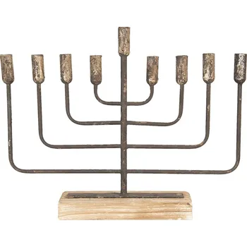 Svícen Clayre & Eef - Kovový svícen 5Y0647