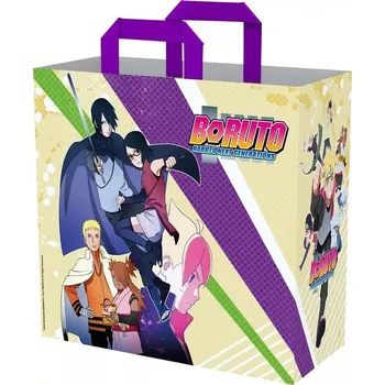 Cestovní taška Konix Boruto: Naruto Next Generations Shopping Bag Characters Taška Béžová