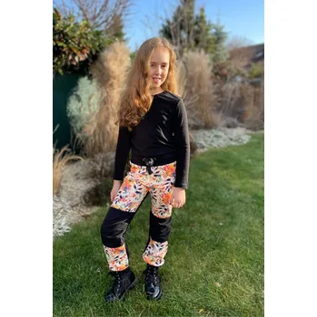 Chlapecké kalhoty Dětské softshellové kalhoty - podzimní listí Velikost: 116