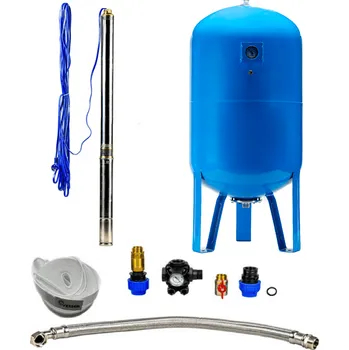 Domácí vodárna PRODO Domácí vodárna s ponorným čerpadlem 3Ti-17 / 150L - RTS - odolnost proti písku - Prodloužená záruka 5 let