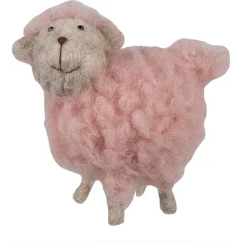 Velikonoční dekorace Clayre & Eef - Dekorativní figurka ovečky 65378