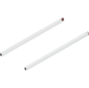 Nábytkové kování BLUM ZR4.500RS.E podélný reling MERIVOBOX, 500, bílá, SW-M