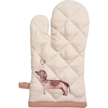 Clayre & Eef - Dětská chňapka DACHSHUND LOVE DHL44K