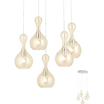 Redo Závěsné svítidlo Lob 5 Barva: Champagne