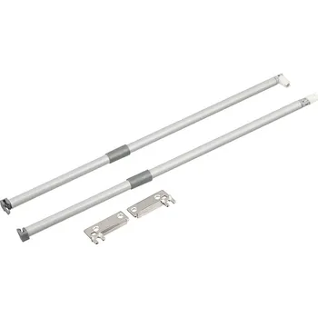 Nábytkové kování STRONG podélný reling 550 šedý